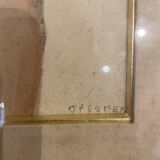 Watercolor signed Opsomer