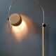 Mid-Century vintage arc floor lamp by Kaiser Idell/Kaiser Leuchten