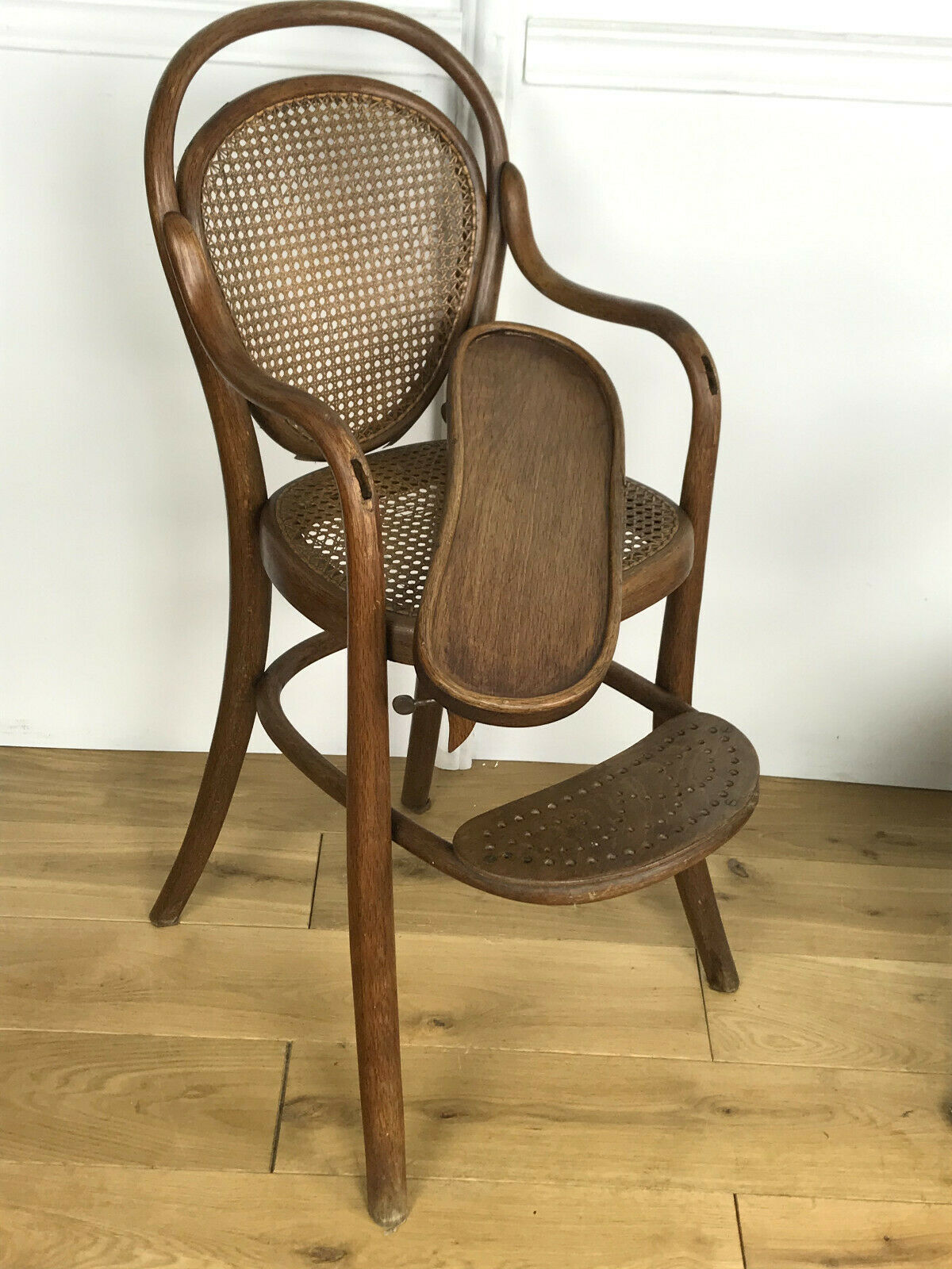 Thonet stamped high child chair