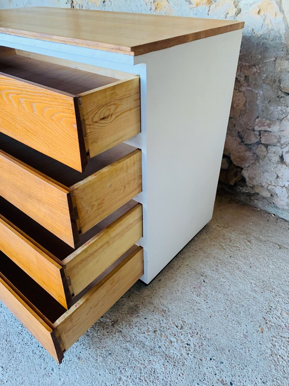 Vintage drawer loom cabinet, Circa 50's/60's