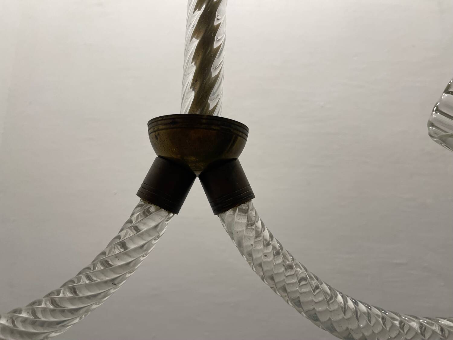 Art Deco Murano Glass Barovier Light Pendant 1940’s