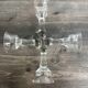 Set of 4 Glass Goblets or Glass Domes