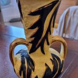 Set of 4 vases in earthenware and terracotta.