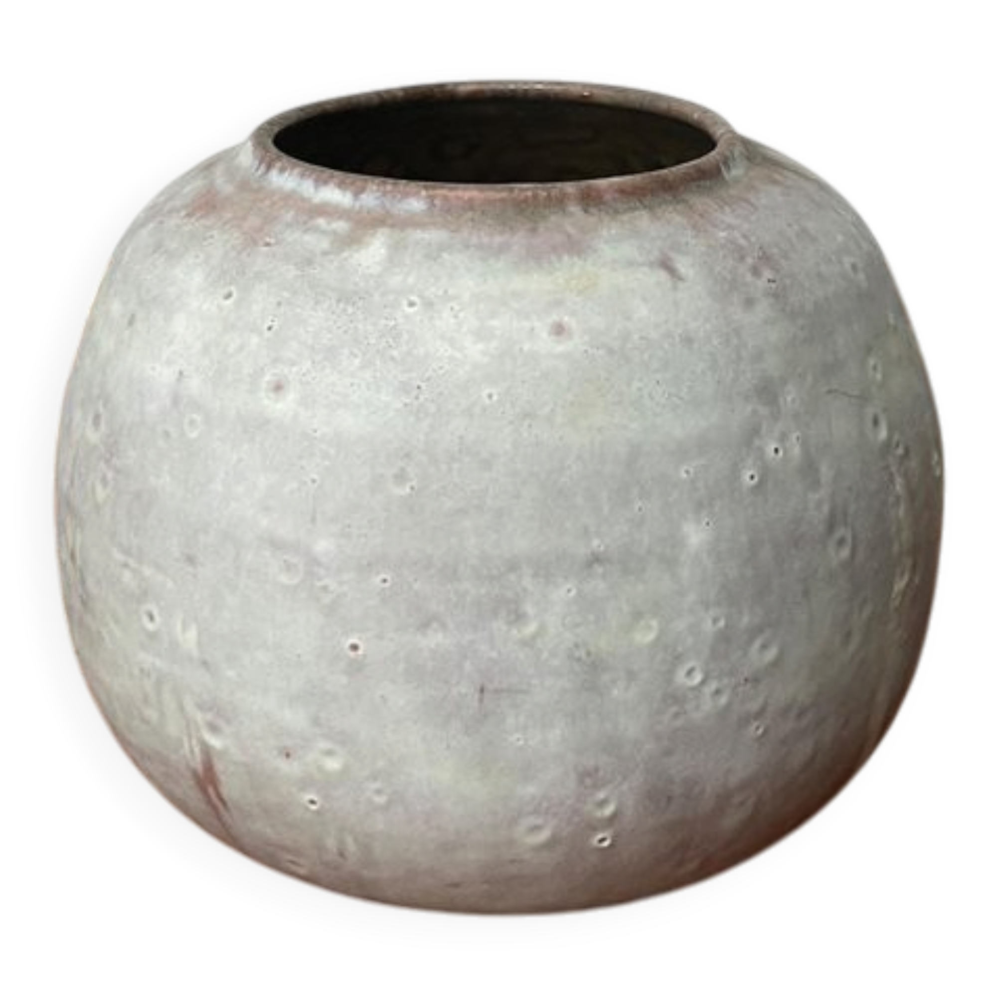 Minimalist vase from a German workshop from the mid-century by Lu and Gerd Grove, 1961.