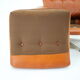 1970s leather swivel armchair by Nili Stoppmobler, Denmark