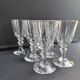 Blown and cut crystal glasses