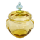 Antique two-tone blown glass bonbonnière