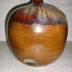 Vintage ceramic openwork ball lamp foot