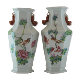 Paire de vases chinois Chine 19è siècle