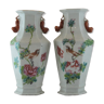 Pair of vases chinois China 19th century