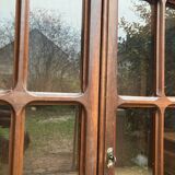 Vintage glass-fronted cabinet