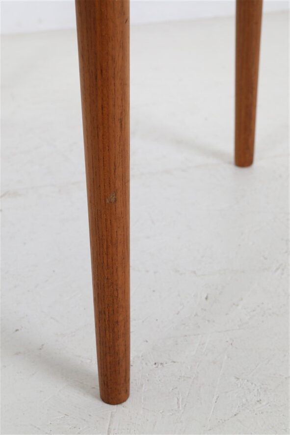 High-quality “418” chair by Arne Vodder for Sibast / teak / genuine leather / Mid-Century Danish Modern design / 1960s