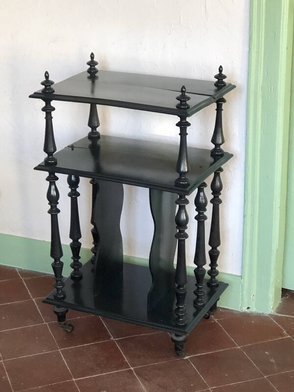 Table d’appoint ancienne porte revue