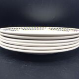 6 assiettes plates Maryse par Givors