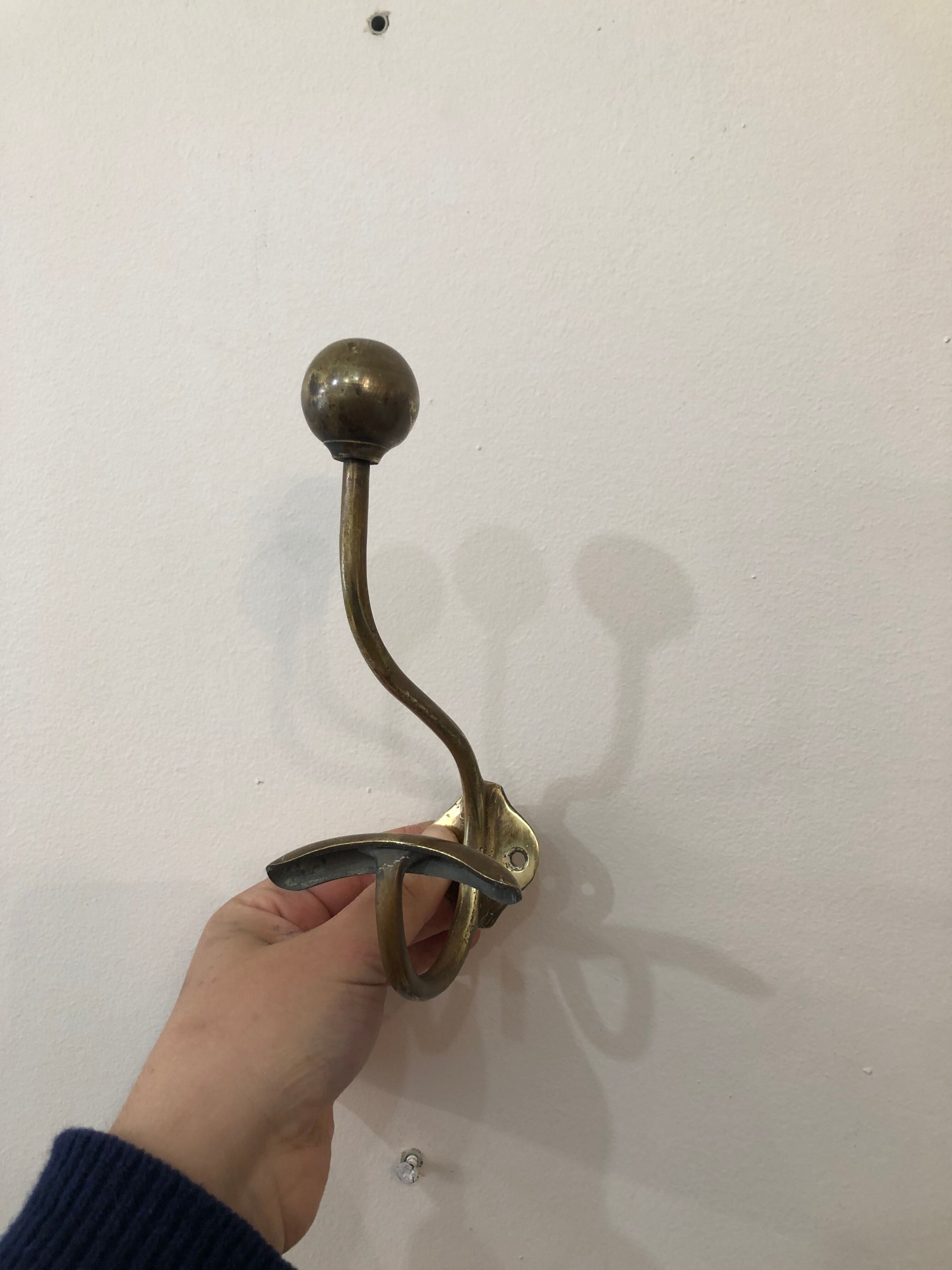 Double brass hook