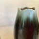 Pair of flamed ceramic vases Thulin Made in Belgium