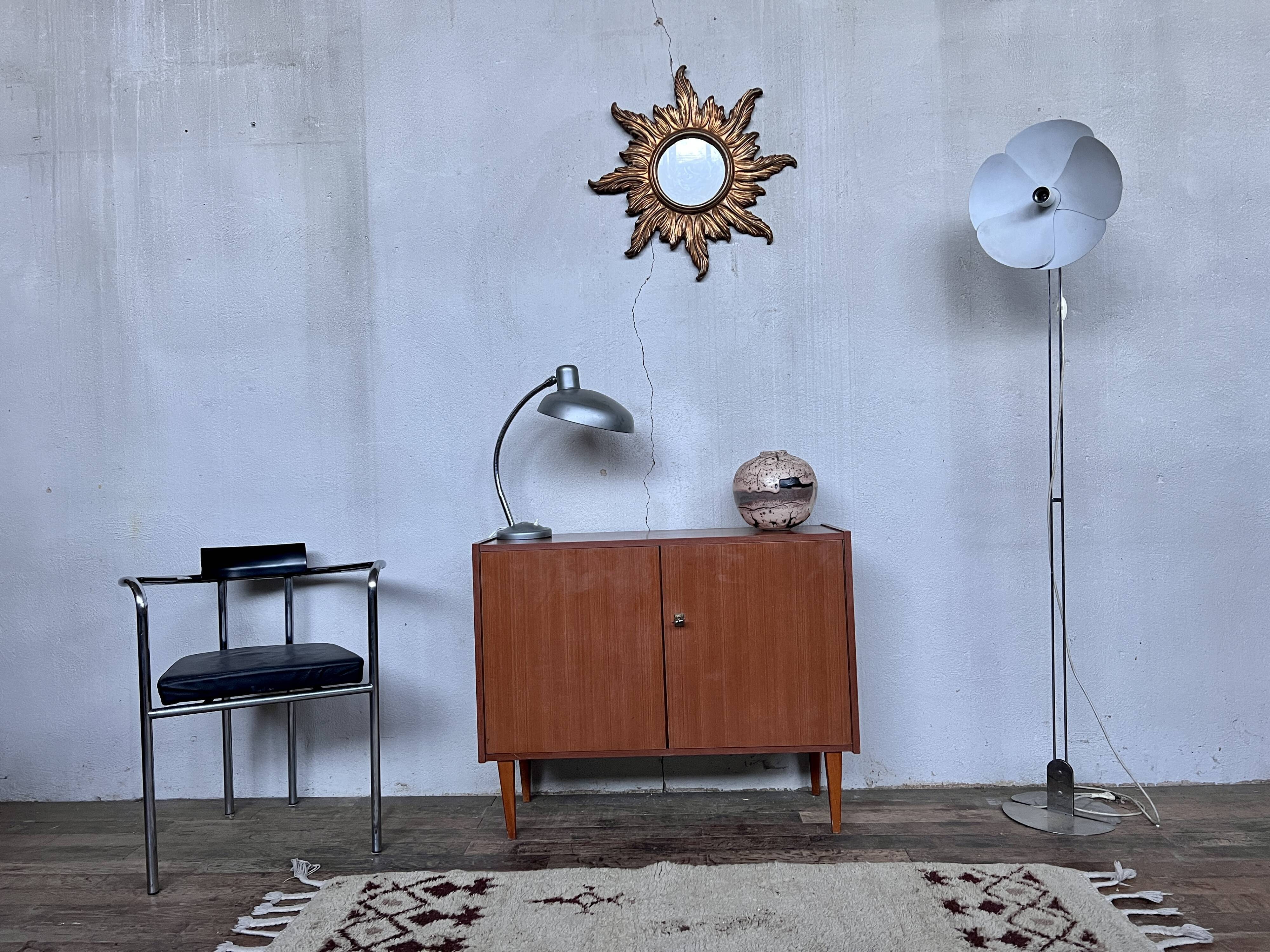 Hifi tv cabinet enfilade Scandinavian look modernist French 1950