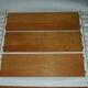 Pair of wooden metal shelves design 60