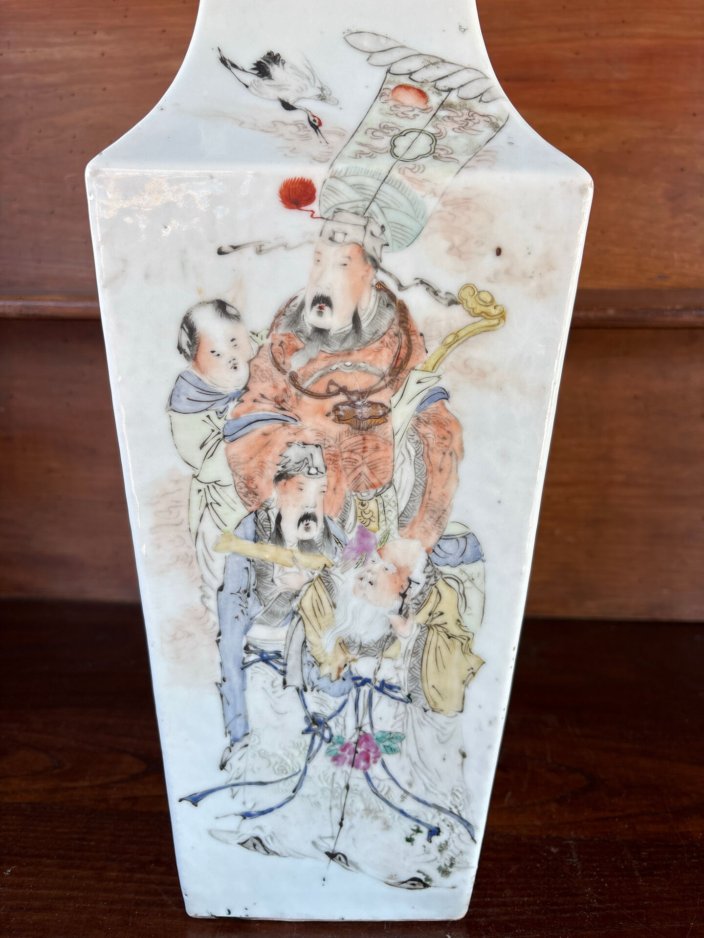 Ancient Chinese vase, Famille Rose - Qing style