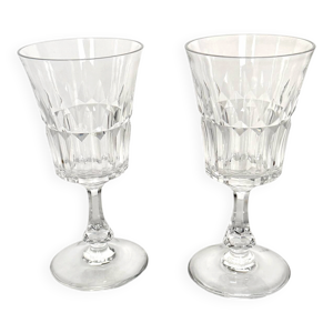 2 verres à vin Baccarat