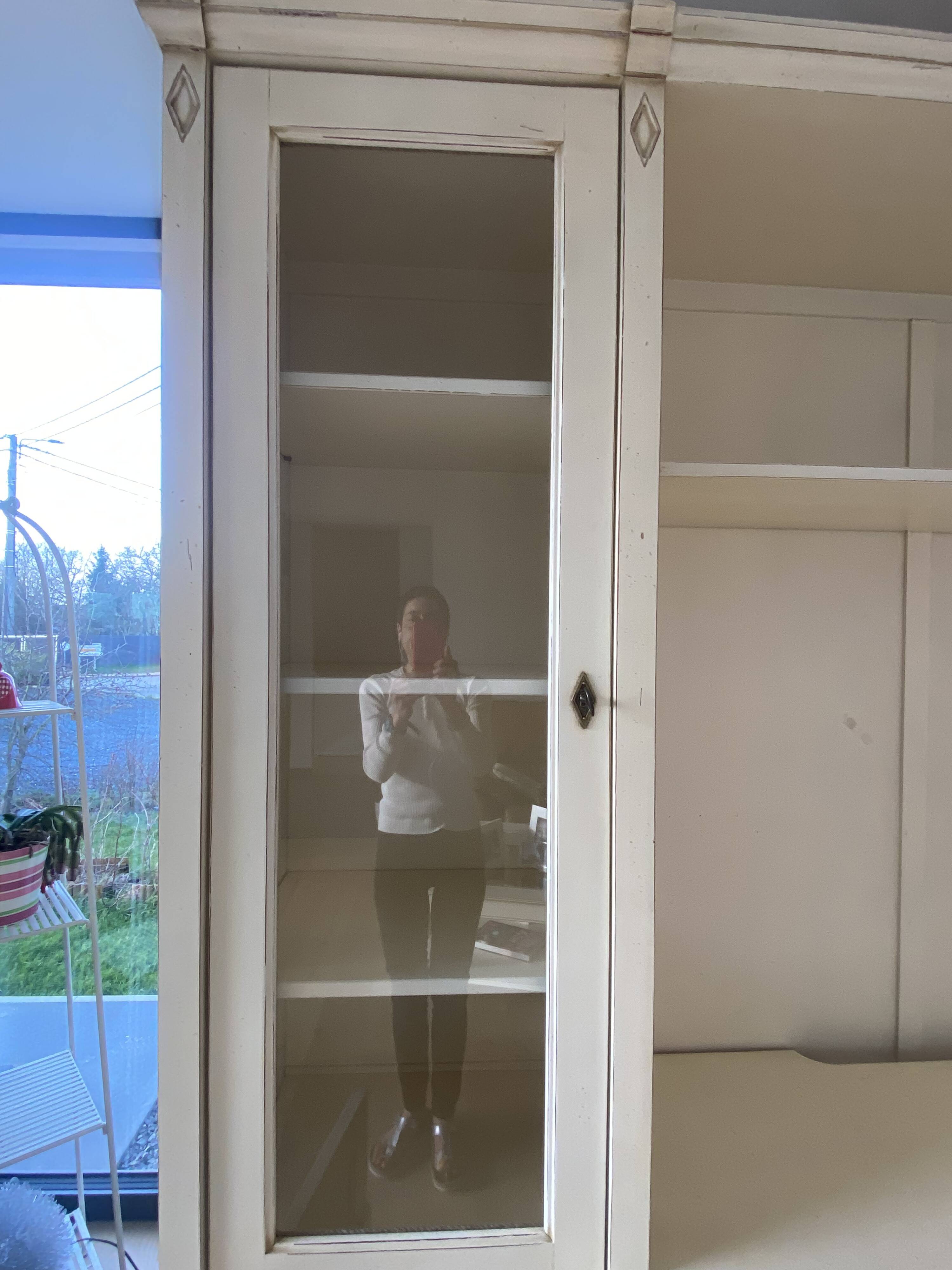 TV-library unit, signed Bernard Siguier, Belle-Hélène collection