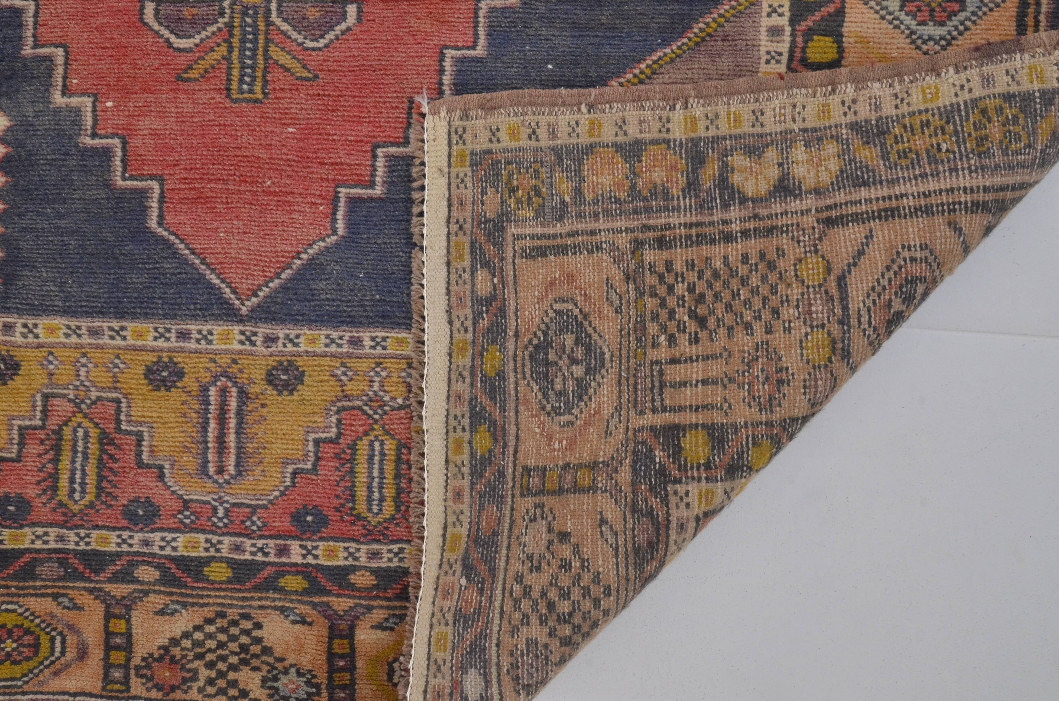 Turkish Vintage Oushak Rug sku a7