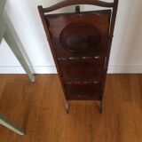 Cake stand anglais ancien en acajou