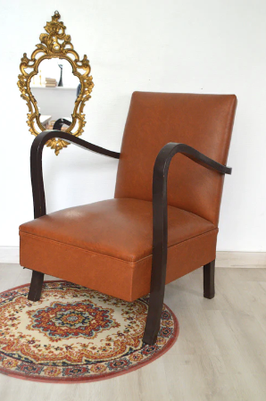 Miroir doré vintage
