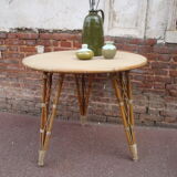 Table round rattan