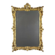 Large gilded wooden mirror in Louis XV style, 19th century.