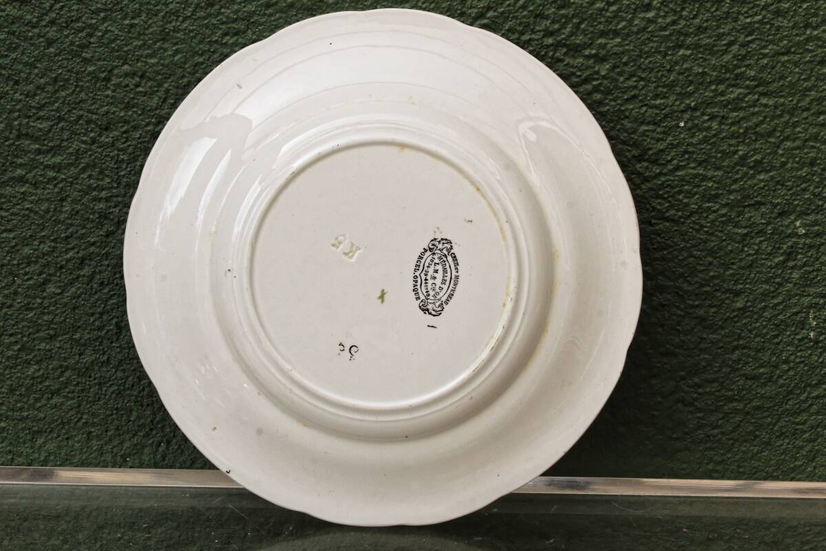 Set of 10 plates Creil & Montereau, Siege of Sebastopol, fine earthenware