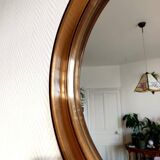 Round 40cm plexiglass mirror Gilac 1970
