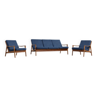 Vintage Mid-Century Australian Modern Teak Sofa & Armchairs by Parker Furniture