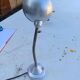 Vintage Aluminum Lamp from the 60s