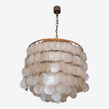 Lustre avec suspension nacre