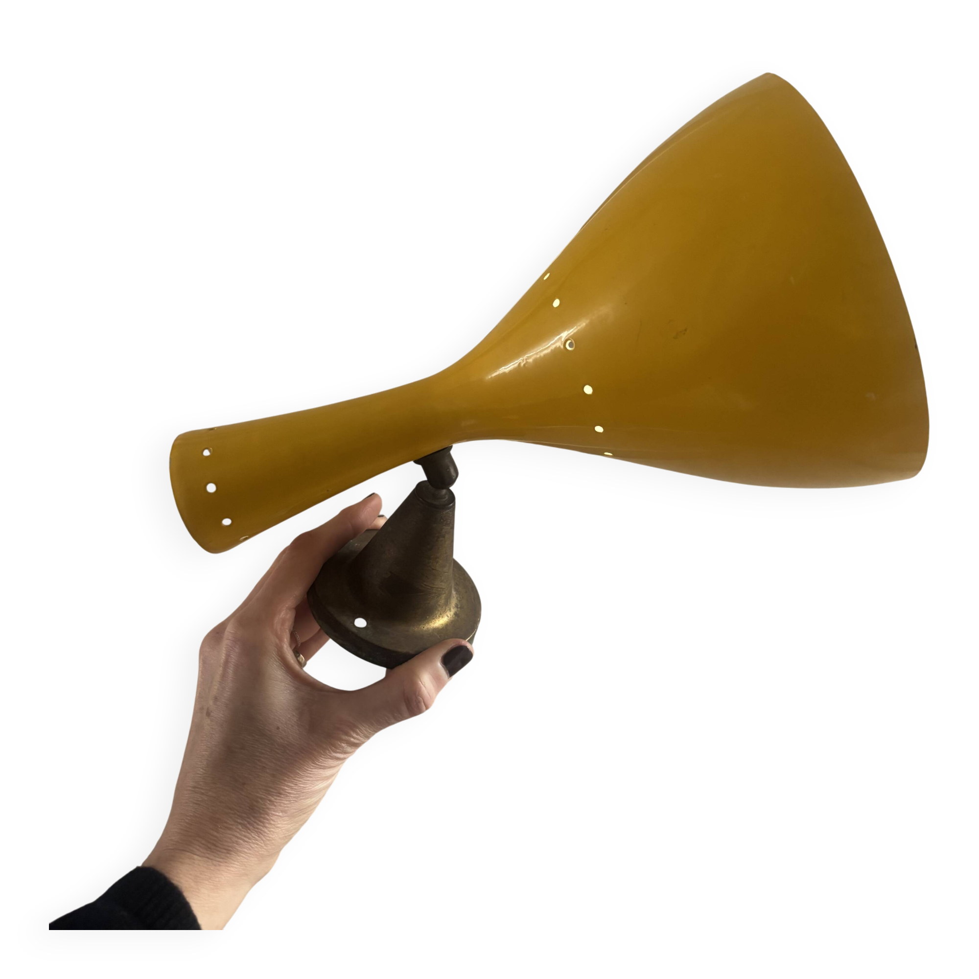 Diabolo wall light, drainage from the 1950s.