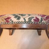 Rare et Ancien Repose-Pieds Tapissier Baroque Style Louis XV
