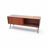 Vintage Low Teak Sideboard - G-Plan Style - Hairpin Legs