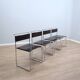 Ensemble de 4 chaises Giovanni Carini "Libellula" pour Planula, Italie, années 1970.