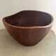 Wooden salad bowl