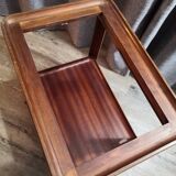 Rolling mahogany dessert signed Holit year 1960