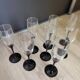 8 Luminarc champagne flutes from the 70s