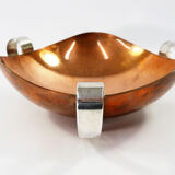 Mid-Century Copper & Silver Decorative Centerpiece