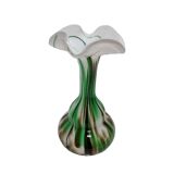 Rare Italian Design Vase Made With Opaline Glass. 1970s
