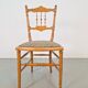Vintage Chiavari Spool Chair, Italy, 1950s