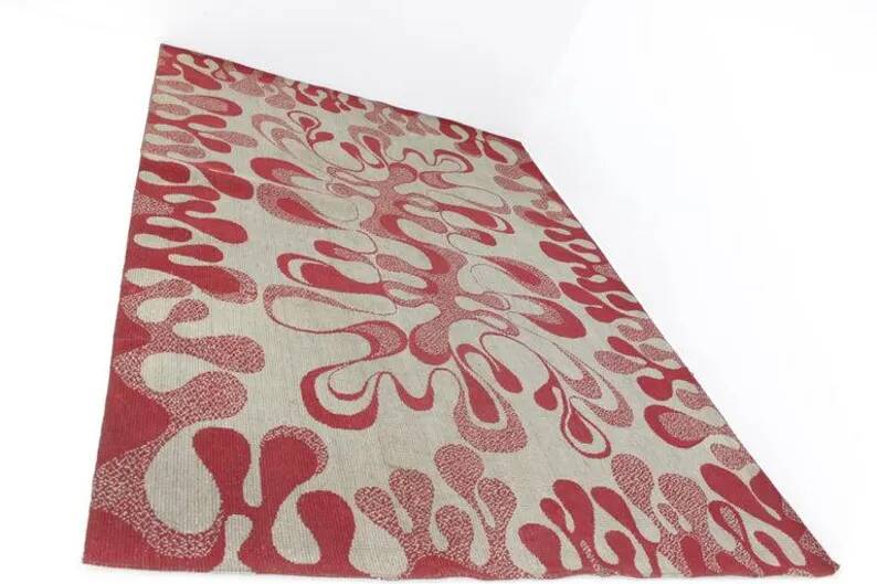 Modernist Organic Carpet, 1960s