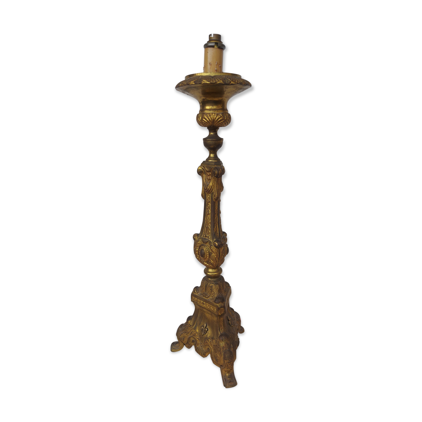 Brass lamp base