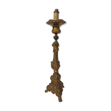 Pied de lampe en laiton