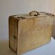Vintage leather suitcase 1950 house Allemand-Arniaud in Marseille