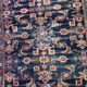 Former carpet Persian Malayer 19th century handmade 94 X 180 CM